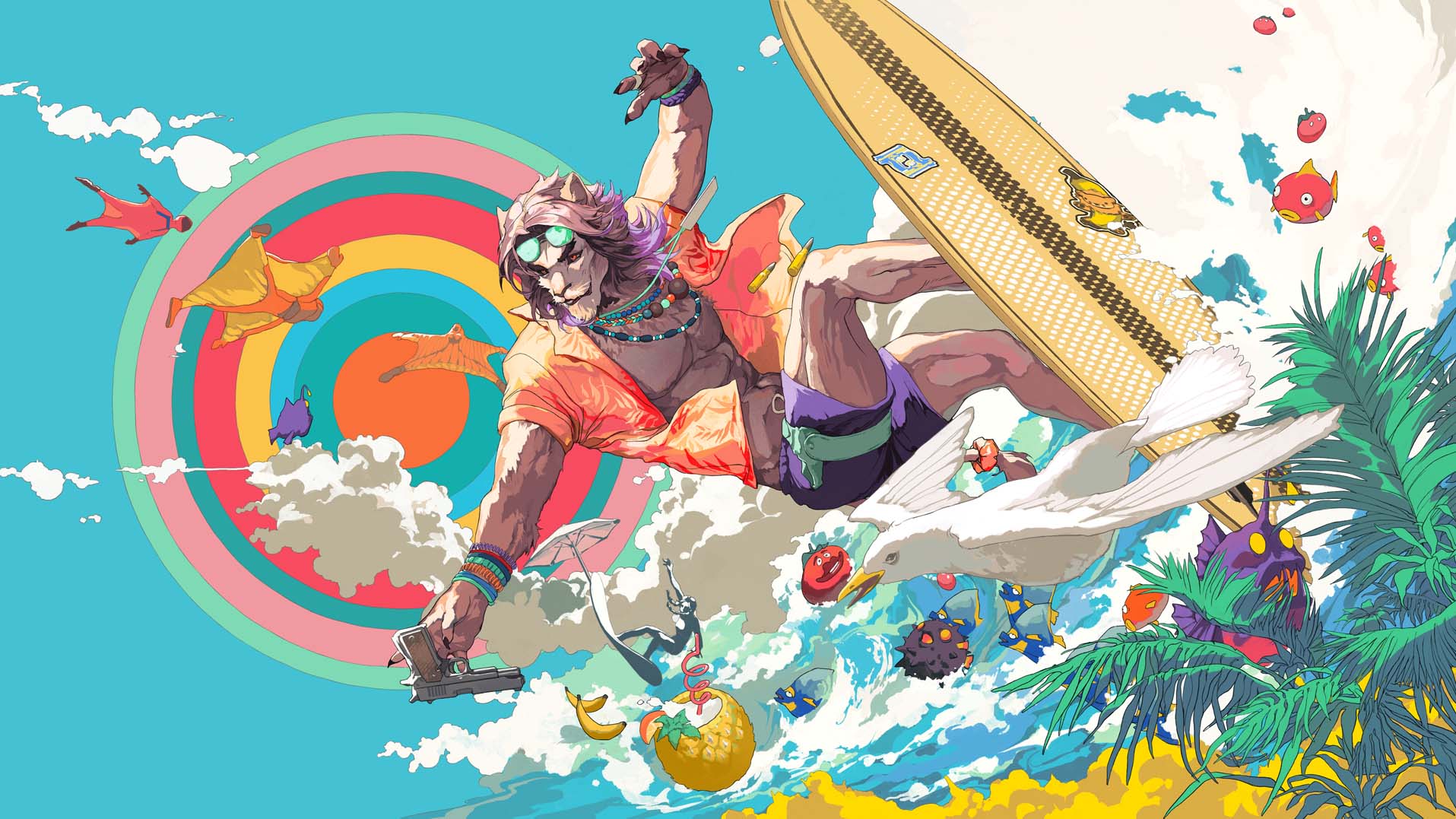 Fortnite loading screen art by Mingyi Gan (33 of 53)