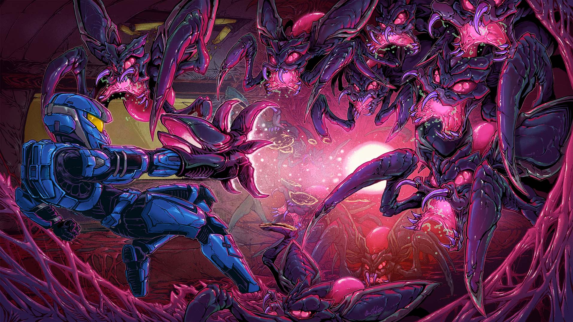 Fortnite loading screen art by Brock Hoeffer (49 of 53)