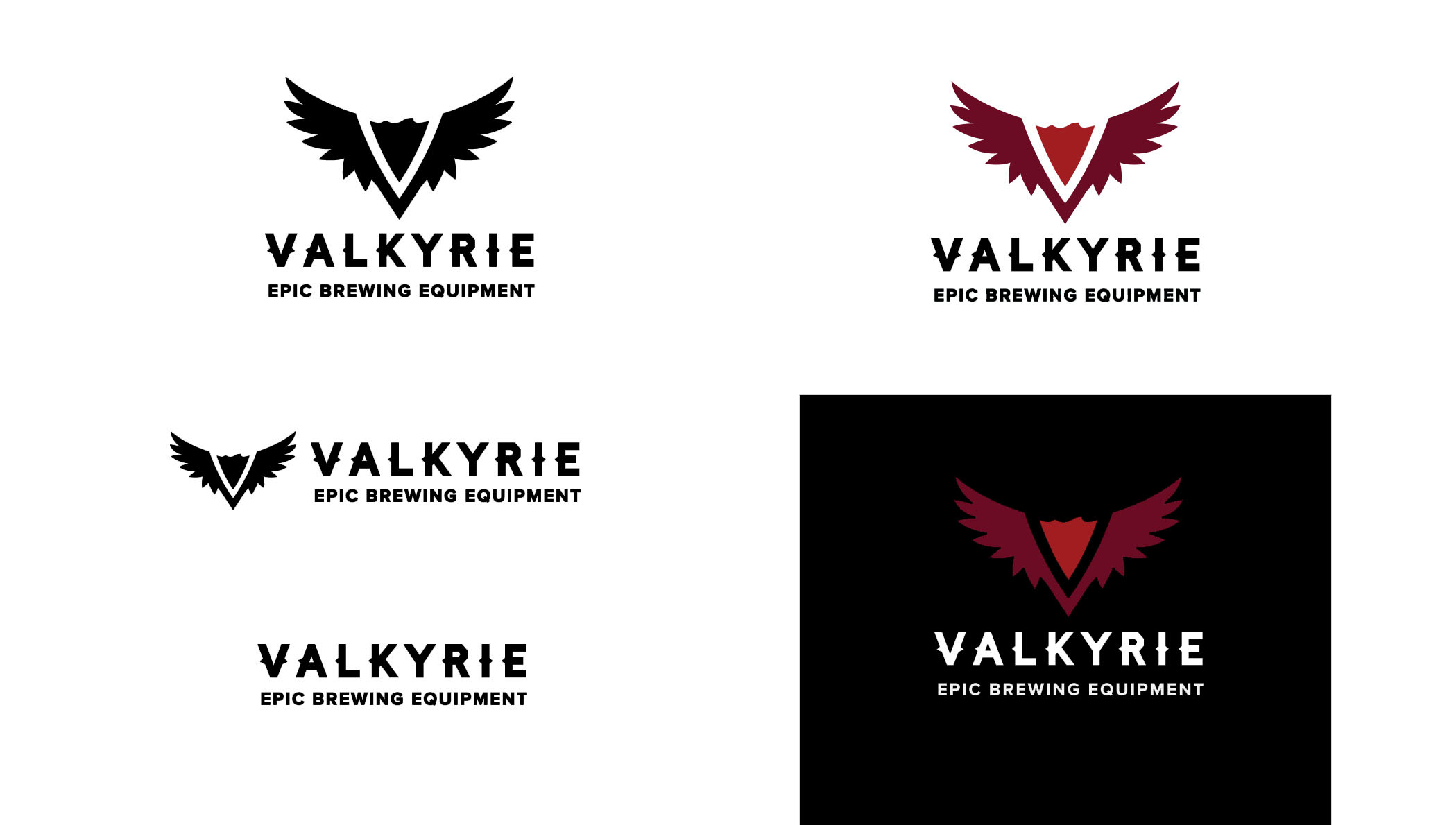 Valkyrie Brewing Equipemtn branding by Andy Hunt